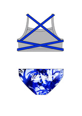 Girls Chlorine Proof PRINT Two Piece  - Terrigal SLSC